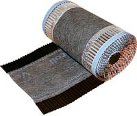 Аэроэлемент конька/хребта VENT-ROLL черный