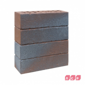 Клинкер фасадный светло-коричневый с серебром "Нордвейк", поверхность винтаж